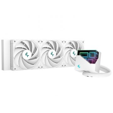   DEEPCOOL vodni hladilnik LT720 / 3x120 mm ventilator / ARGB / Intel i AMD bel