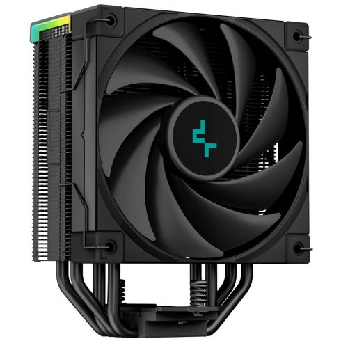 DEEPCOOL hladilnik AK400 Digital / 120mm ventilator / 4x toplotne cevi / PWM / za Intel in AMD / popolna črna (digitalni zaslon