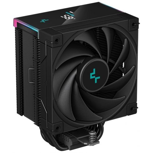 DEEPCOOL hladilnik AK500S Digital / ožji / 120mm ventilator / 5x toplotne cevi / PWM / za Intel in AMD / črn