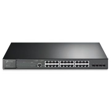   TP-Link TL-SG3428MP - JetStream 24-PoE+ Port Gigabit 384W L2+ Managed Switch/4x Gigabit SFP Slots