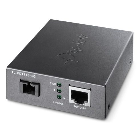 TP-Link TL-FC111B-20 WDM medijski pretvornik 1x 10/100 Mbps RJ45/ 1x 100 Mbps SC/ Eth/Optika (en-mode)