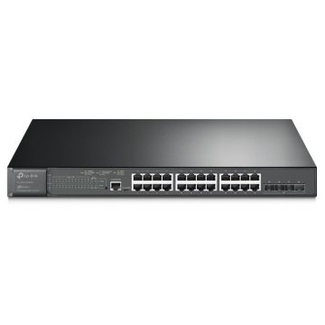   TP-Link TL-SG3428XMP - JetStream 24-port PoE+ Gigabit L2+ Managed Switch/4x 10 Gigabit SFP+ Slots