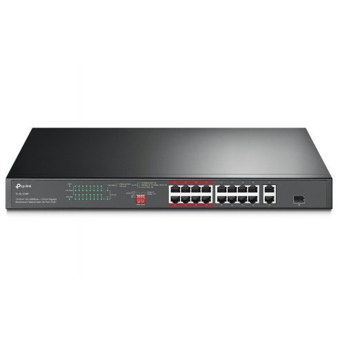 TP-Link TL-SG1218P 16-Port 10/100Mbps + 2-Port Gigabit Rackmount stikalo s 16-Port PoE+