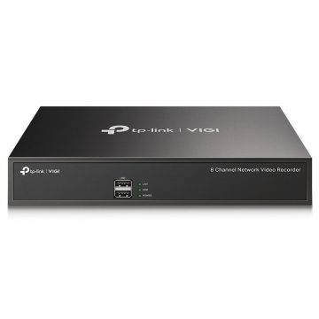   TP-Link VIGI NVR1008H - VIGI 8-kanalni mrežni video snemalnik, oddaljeni dostop, ONVIF, dvosmerni zvok, do 10TB HDD