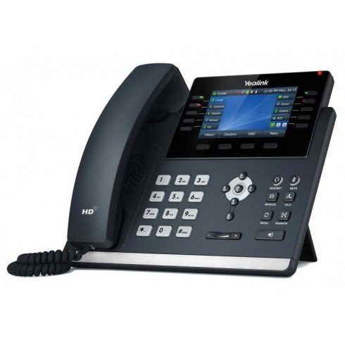 Yealink SIP-T46U IP telefon, CZ/SK zaslon, 2x GbE port, PoE, Opus HD kodek, 27 programabilnih gumbov