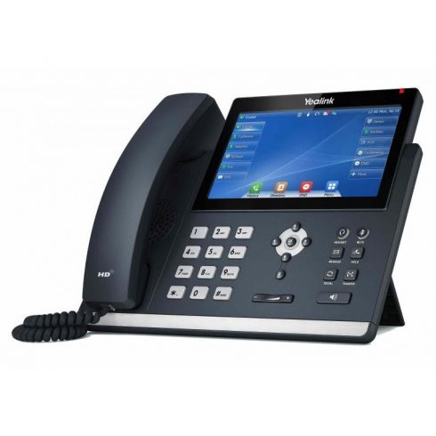 Yealink SIP-T48U IP telefon, CZ/SK zaslon na dotik, PoE, 16 SIP računov, Opus HD kodek, 29 programov. gumbi, 2x USB