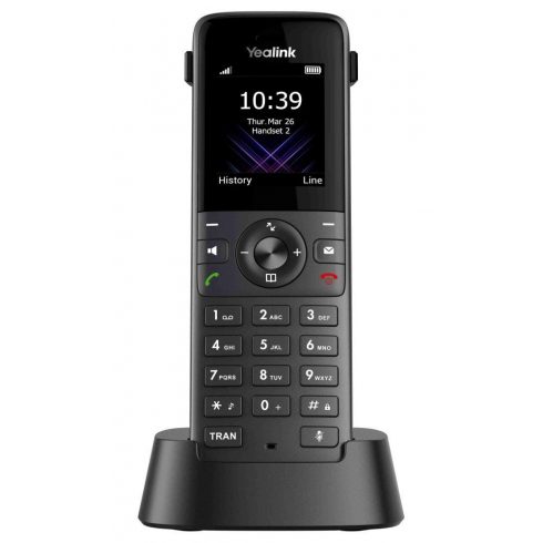 Yealink W73H, slušalka IP DECT za W73P, 1,8" barvni zaslon