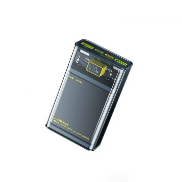   WEKOME WP-321 Vanguard Series - Powerbank 20000 mAh Super Charging PD 20W + QC 22,5W (črna / prozorna)