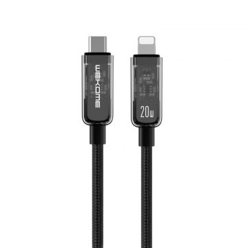   WEKOME WDC-181 Vanguard Series - USB-C v Lightning Super Fast Charging PD 20W priključni kabel 1,2 m (črn)