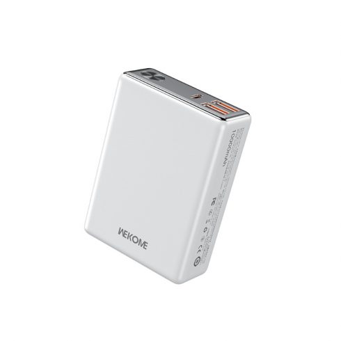 WEKOME WP-27 Tint Series - Powerbank 10000 mAh Super Fast Charging USB-C PD 20W + 2x USB-A QC3.0 22.5W (bela)