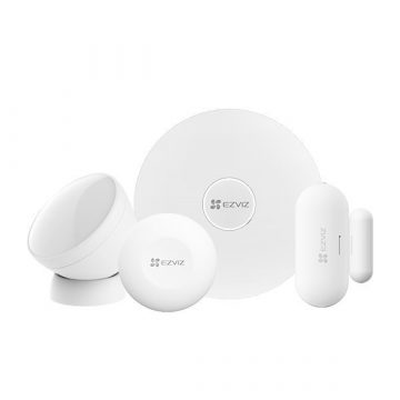   EZVIZ Home Sensor Kit/ Wi-Fi/ Zigbee 3.0/ domača vrata/ PIR senzor/ senzor odpiranja/zapiranja/ pametni gumb/ bela