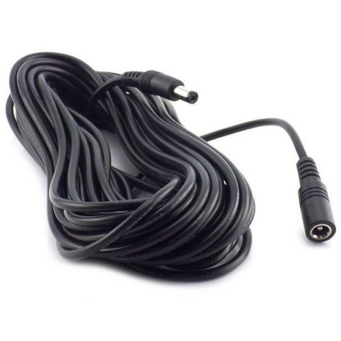 Zunanji napajalni kabel EZVIZ za IP kamere/ 1× DC 5,5 mm moški/ 1× DC 5,5 mm ženski/ dolžina 10m/ črn