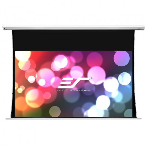 ELITE SCREENS zaslon elektromotor 135" (343 cm)/ 16:9/ 168,1 x 299 cm/ aluminijasto ohišje belo/ 24" padec/ Fiber Glass