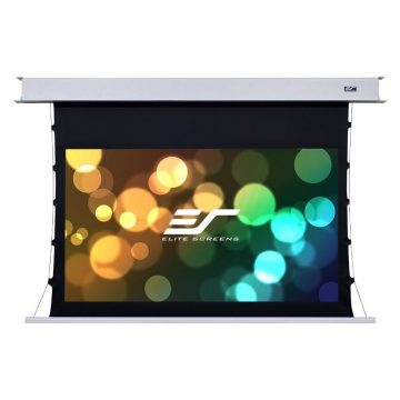   ELITE SCREENS zaslon električni motorizirani strop 120" (307,3 cm)/ 16:9/ 149,4 x 265,7 cm/ Gain 1,1/ 20" drop/ CineWhite