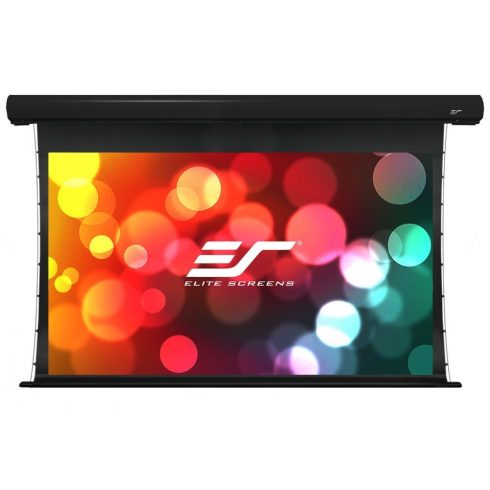 ELITE SCREENS zaslon z električnim motorjem 135" (343 cm)/ 16:9/168,1 x 299 cm/aluminijasto ohišje črno/6" padec/Fiber Glass