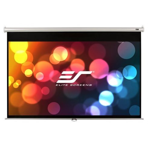 ELITE SCREENS platnena zavesa 84" (213,4 cm)/ 16:9/ 104,1 x 185,4 cm/ Gain 1,1/ ohišje belo