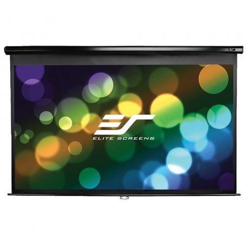 ELITE SCREENS zaslon zavesa 84" (213,4 cm)/ 16:9/ 104,1 x 185,4 cm/ Gain 1,1/ ohišje črno