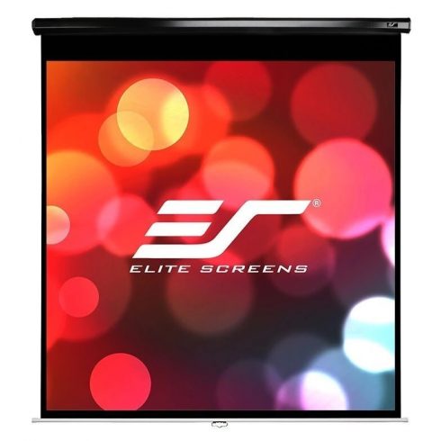 ELITE SCREENS platnena zavesa 113" (287 cm)/ 1:1/ 203,2 x 203,2 cm/ Gain 1,1/ ohišje črno