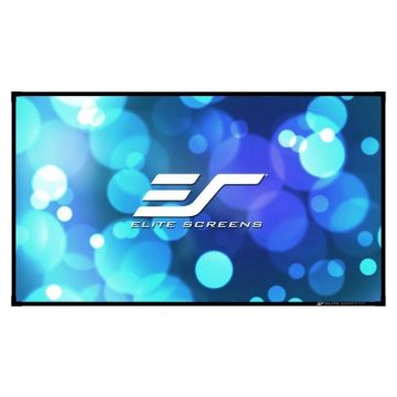   Zaslon ELITE SCREENS v fiksnem okvirju 120" (304,8 cm)/ 16:9/ 150,1 x 266,4 cm/ Gain 1,0/ AcousticPro UHD/ brez okvirja