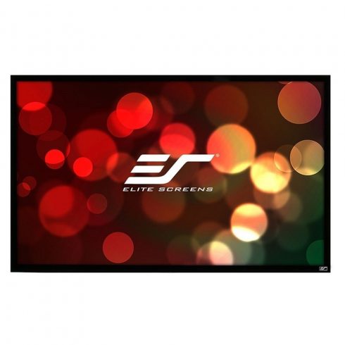 ELITE SCREENS zaslon v fiksnem okvirju 92" (233,7 cm)/ 16:9/ 115,1 x 202,9 cm/ Gain 1,1/ črni okvir 6 cm/ CineWhite