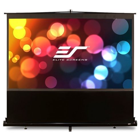 ELITE SCREENS teleskopski zaslon od tal navzgor 100" (254 cm)/ 16:9/ 124,5 x 221,5 cm/ Gain 1,1/ ohišje črno