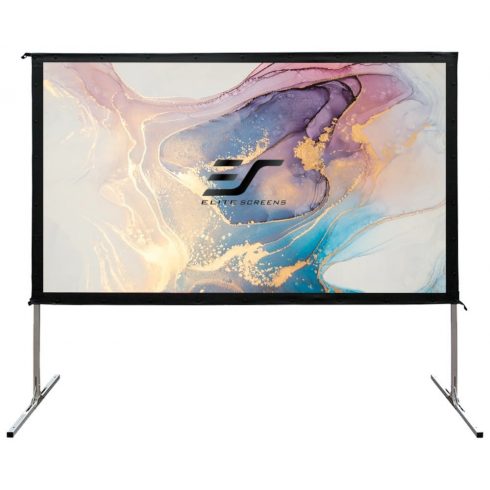 ELITE SCREENS mobilni zunanji stojalo z zaslonom 150" (381 cm)/ 16:9/ 186,9 x 332 cm/ aluminij/ Ojačanje 1,1/ CineWhite