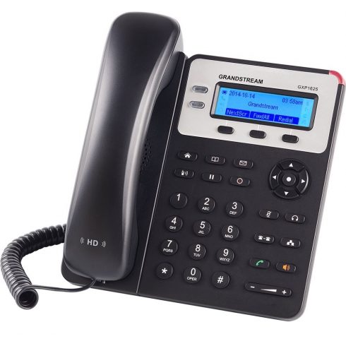 Grandstream GXP-1625/ VoIP telefon/ LCD zaslon/ 2x SIP/ 2x LAN/ SRTP/ TLS/ 3 prog. gumbi/