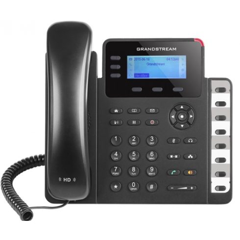 Grandstream GXP1628 VoIP telefon - 2x SIP račun, HD audio, 3 programi + 8 prednastavitev, stikalo 2xLAN 1000Mbps, PoE