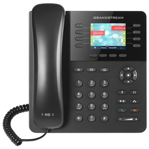 Grandstream GXP2135 VoIP telefon, 4x SIP, barvni 2,8" zaslon, 32x BLF