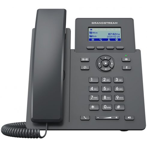 Grandstream GRP2601P/ VoIP telefon/ 2,21" grafični barvni zaslon/ 2x SIP/ 2x LAN/ PoE