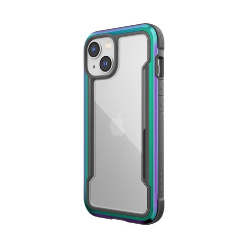 X-Doria Raptic Shield - Aluminijasto ohišje za iPhone 14 (preizkušeno na padce 3 m) (Iridescent)