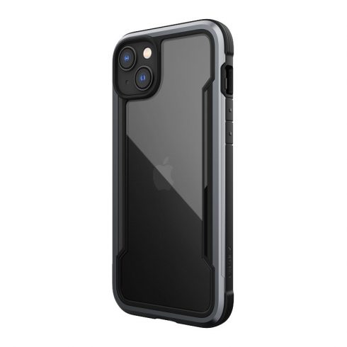 X-Doria Raptic Shield - aluminijasto ohišje za iPhone 14 Plus (preizkušeno na padce 3m) (črna)