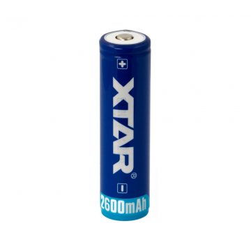 XTAR 18650 3.7V Li-ion 2600mAh baterija z zaščito