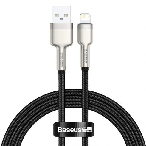 Baseus Cafule 2.4a USB-Lightning kabel 1 m črn