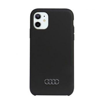   Audi Silicone Case - ovitek za iPhone 12 / iPhone 12 Pro (črn)