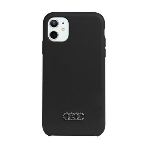 Audi Silicone Case - ovitek za iPhone 12 / iPhone 12 Pro (črn)