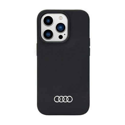 Audi Silicone Case - ovitek za iPhone 14 Pro (črn)