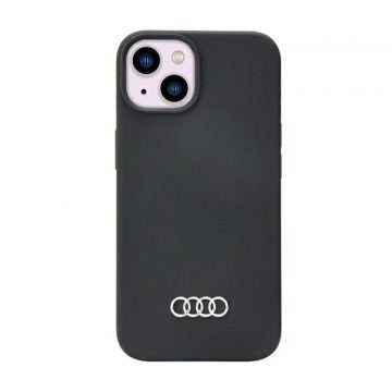 Audi Silicone Case - Etui za iPhone 14 (črn)