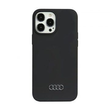 Audi Silicone Case - ovitek za iPhone 13 Pro Max (črn)