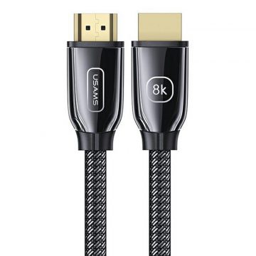   USAMS US-SJ497 - HDMI - HDMI 2.1 2m kabel s podporo za 8K 60 Hz / 4K 120 Hz (črn)