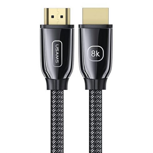 USAMS US-SJ497 - HDMI - HDMI 2.1 2m kabel s podporo za 8K 60 Hz / 4K 120 Hz (črn)