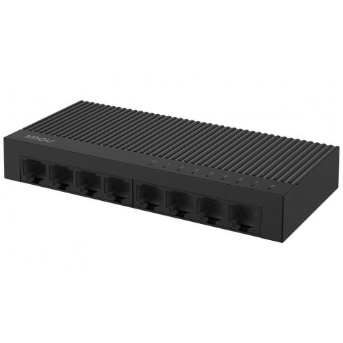 Imou by Dahua switch SF108C/ 8x port/ 10/100 Mbps RJ45 ports/ 1.6 Gbps/ napajalnik DC5V1A/ črn