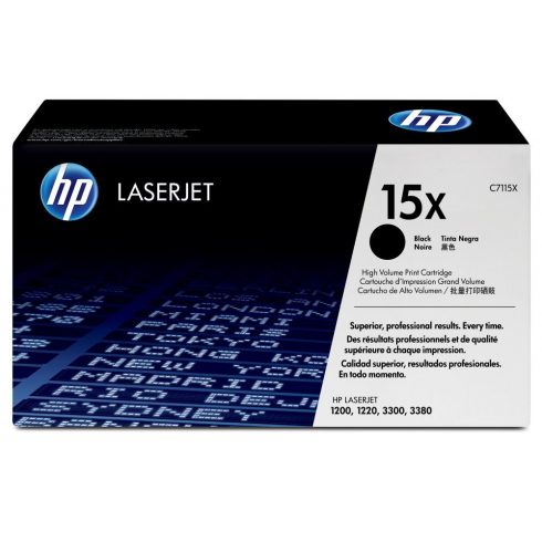 HP črn toner, C7115X, LJ 12xx/100x original