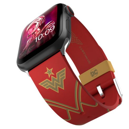 DC Comics - pašček za Apple Watch 38/40/41/42/44/45/49 mm (Wonder Woman 1984: Crimson Armor)