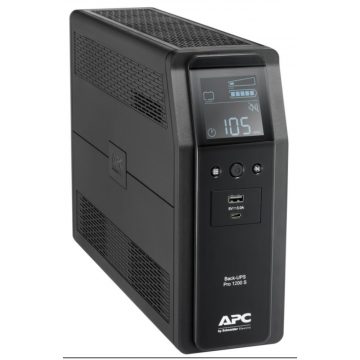   APC Back UPS Pro BR 1200VA (720W)/ Sinusni/ LINE-INTERACTIVE/ AVR/ 230V/ LCD/ 8x IEC vtičnica