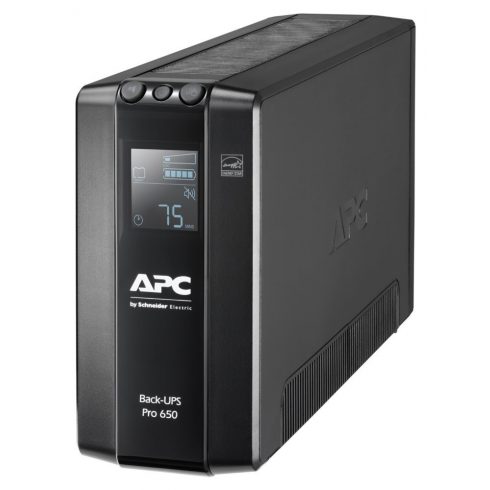 APC Back-UPS Pro BR 650VA (390W)/ LINE-INTERACTIVE/ AVR/ 230V/ LCD/ 6x IEC vtičnica