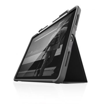 STM Dux Plus - etui za iPad Air (5./4. gen) (črna)