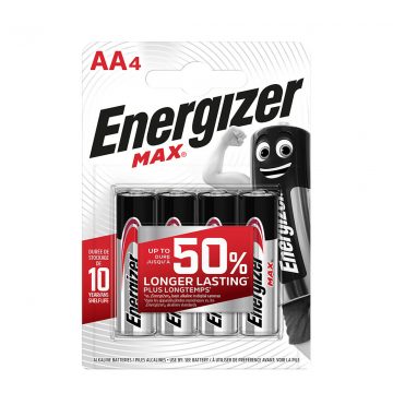 BATERIJE ENERGIZER MAX AA LR6, 4 kos.