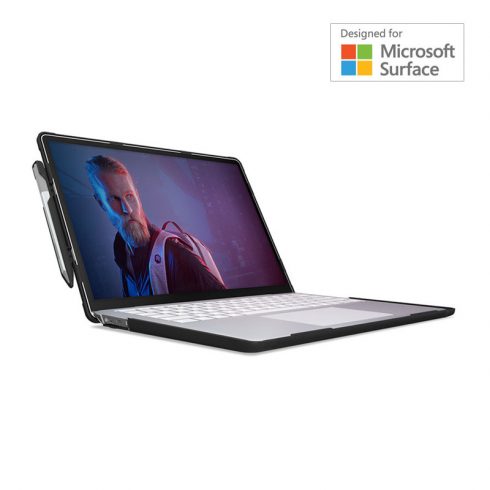 STM Dux Hardshell - oklepna torbica za Microsoft Surface Laptop 2 / 3 / 4 (črna)