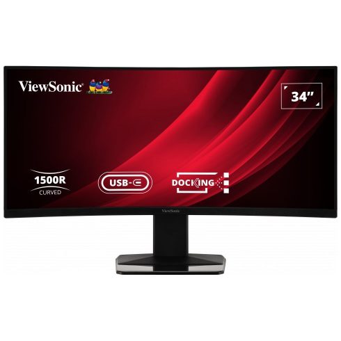 ViewSonic VG3419C / 34" ukrivljen/ VA/ 21:9/ 3440x1440/ 3,5ms/ 300cd/m2/ DP/ HDMI/ USB/ RJ45/ Repro